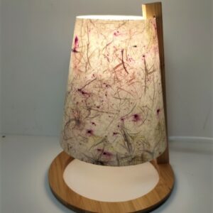 Lampe-Bambou-Abat-jour-Pied-Rond-Ecoprint